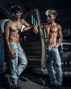 Adam Jakubowski & Enrico Lavigne male fitness model